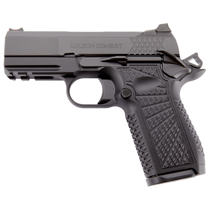 SFX9, X-TAC, Single Action Only, Semi-automatic, Aluminum Frame Pistol, Compact, 9MM, 3.25" Stainless Steel Barrl with Bushing, DLC Finish, Black, G10 Starburt Grips, Lightrail, Fiber Optic Front Sight, Manul Thumb Safety, 15 Rounds, 2 Magazines, Right H