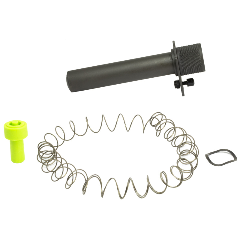 Verticle Quick Detach Stud, 2 Round Magazine Extension Tube, 12 Guage, Black, Fits Remington 870/1100/1187, Includes Neon Green High Vis Follower and Spring SGET-QDS-V-2