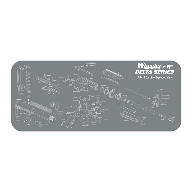 Wheeler Delta AR-15 Maintenance Mat Clampacked