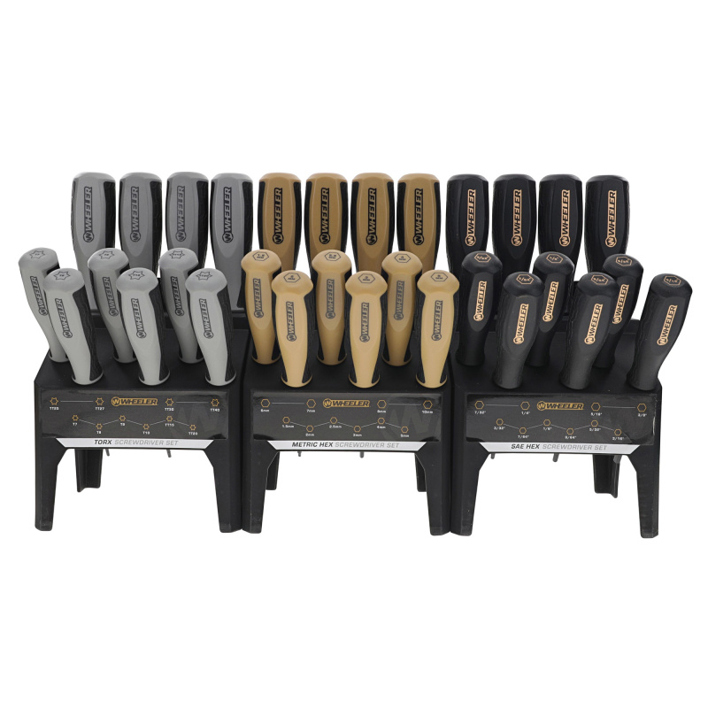 Hex/Torx Bench Driver Set, 30 Piece, Black 4002882