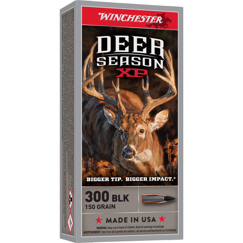 DEER SEASON XP 300BLK 150GR POLY TIP
