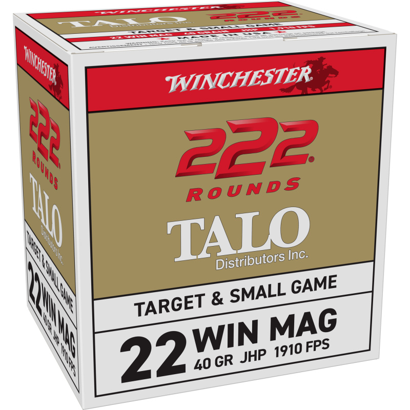 TALO, Power-Point, 22 WMR, 40Gr, Jacketed Hollow Point, 222, 2220 22WM222TA