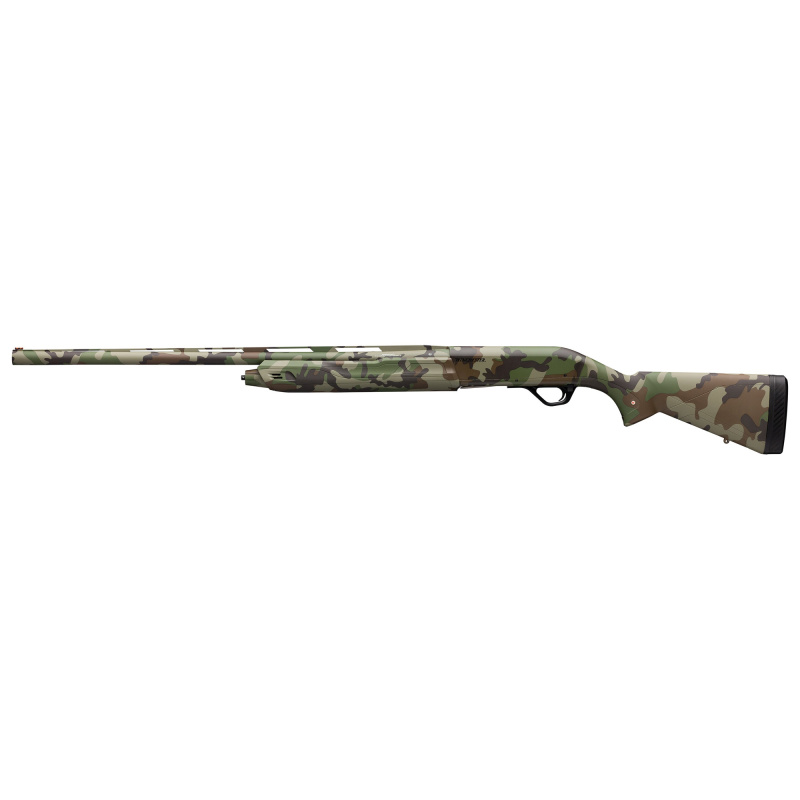 SX4 Waterfowl Hunter, Semi-automatic Shotgun, 12 Gauge 3" Chamber, 26" Barrel, Woodland Camo Finish, Synthetic Stock, TruGlo Fiber Optic Front Sight, Includes 3 Choke Tubes - F, M, IC, 4 Rounds 511289391