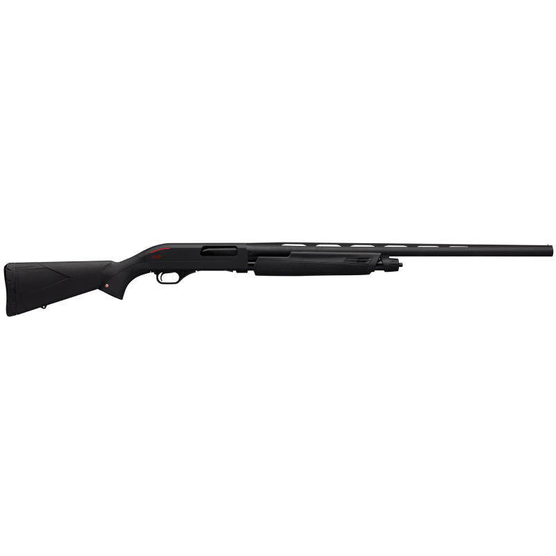 Super X Pump Black Shadow 12 Gauge 3.5 Inch Chamber 28 Inch Barrel Matte Black Finish Brass Bead Front Sight Black Synthetic Stock 4 Round