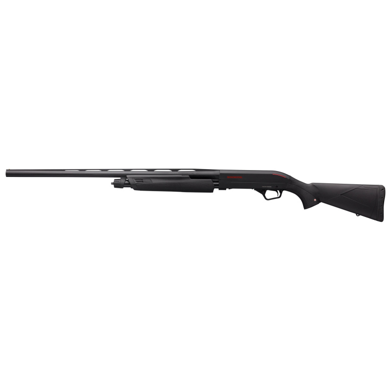 Super X Pump Black Shadow 20 Gauge 3 Inch Chamber 28 Inch Barrel Matte Black Finish Brass Bead Front Sight Black Synthetic Stock 5 Round