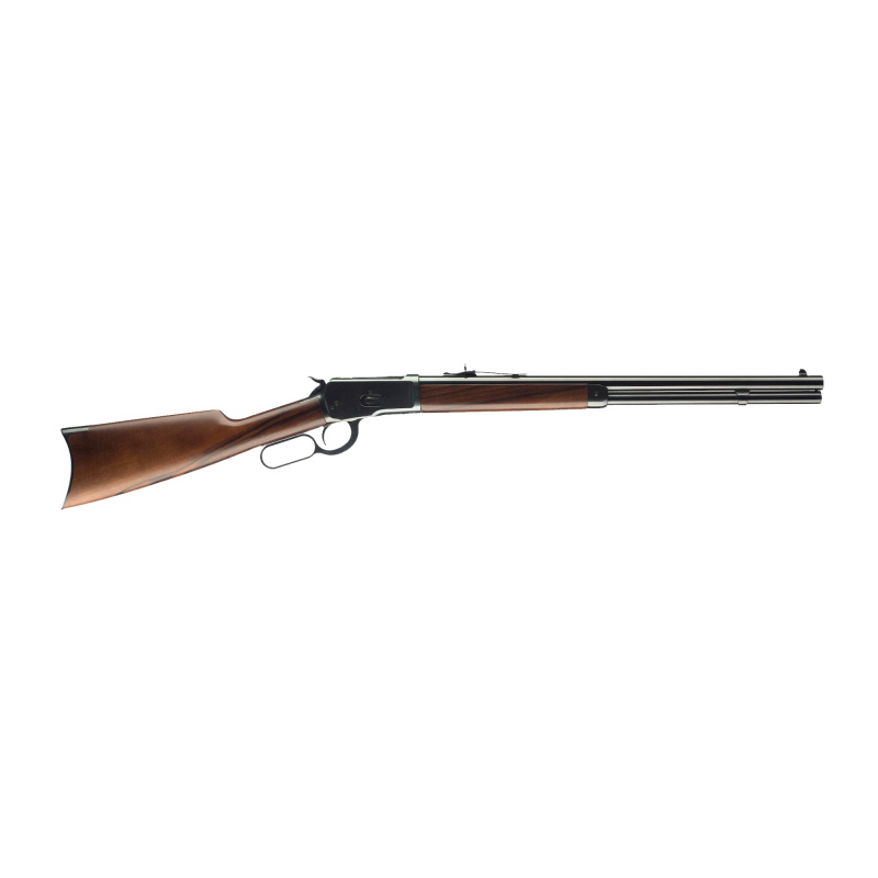 1892 Winchester Rifle, Short Rifle, Lever Action, 44-40 Winchester, 20" Round Barrel, Gloss Blued Finish, Walnut Furniture, Marbles Front Sight with Buckhorn Rear, 10 Rounds 534162140
