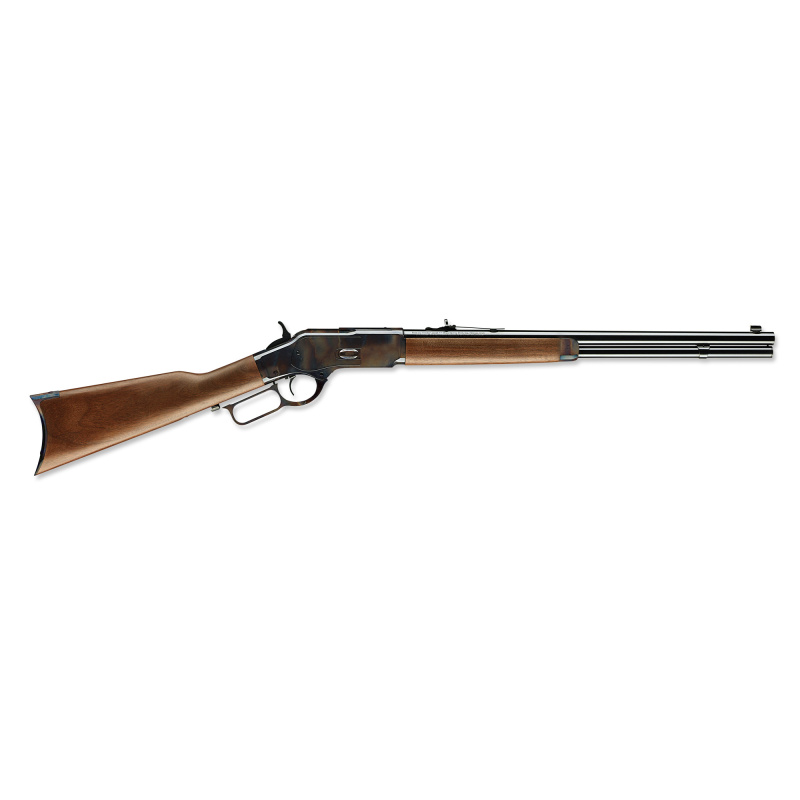 Model 73 Short Rifle .45 Colt 20 Inch Polished Blue Finish Walnut Straight-Grip Stock Color Case Hardened Finished Steel 10 Round