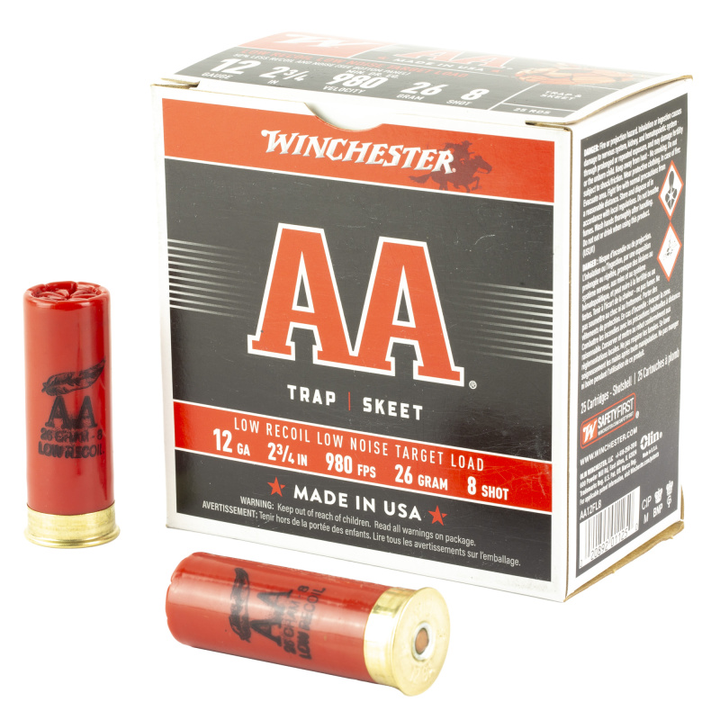 AMMO AA TGT LD 12GA 2.75 26GM #8 25/10