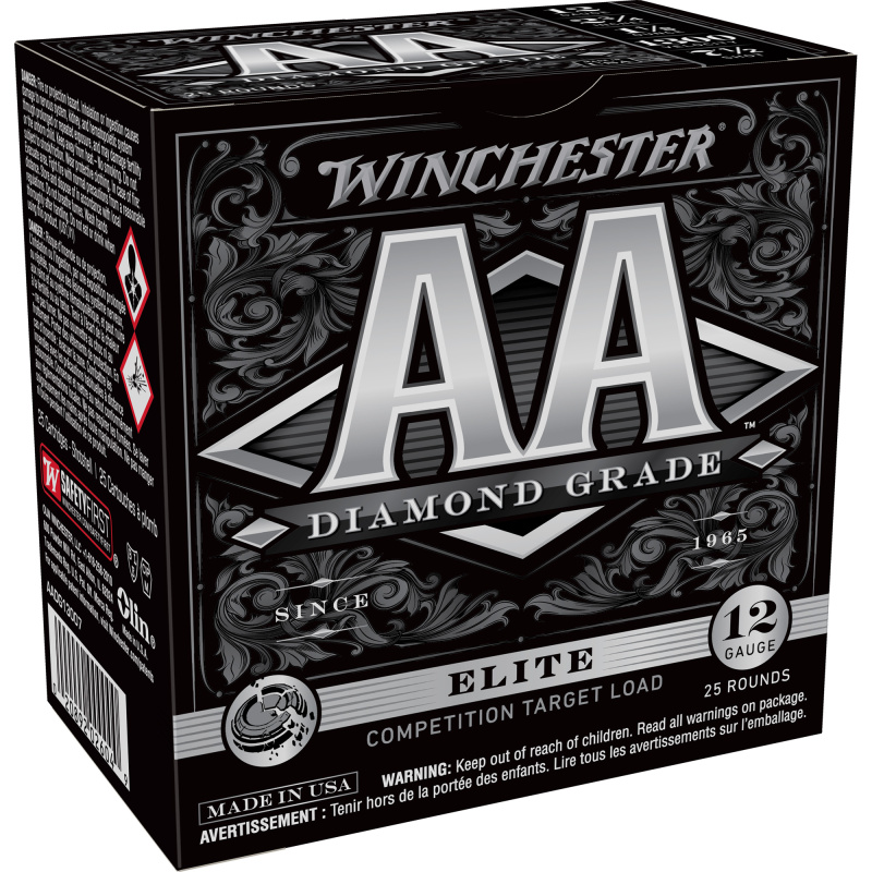 AA Diamond Grade, 12 Gauge 2.75", #7.5, 1 1/8 oz, Shotshell, 25 Round Box AADG13007