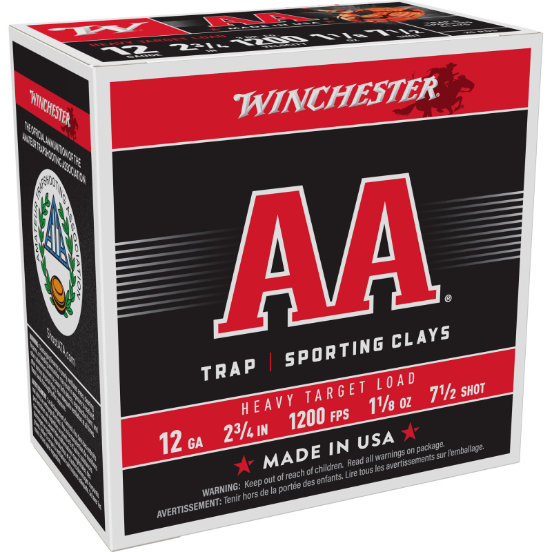 AMMO AA TGT HV 12GA 2.75 1 1/8OZ #7.5 25/10