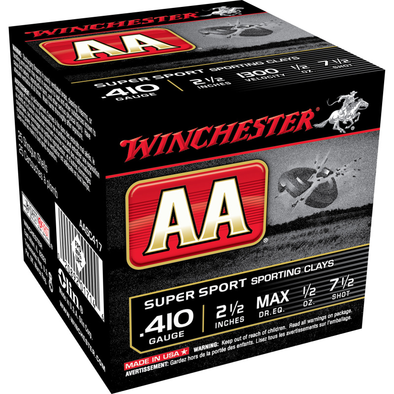 AMMO AA SUPER SPORT SPORTING CLAY 410GA 2.5