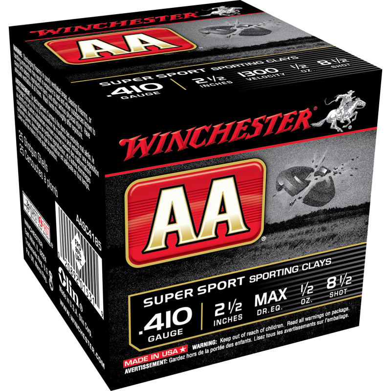 AMMO AA SUPER SPORT SPORTING CLAY 410GA #8 2.5"
