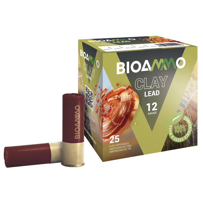 BIOAMMO, TARGET, 12 Gauge, 2.75", #7.5, 1 oz, Lead Shotshell, 25 Round Box BR2875