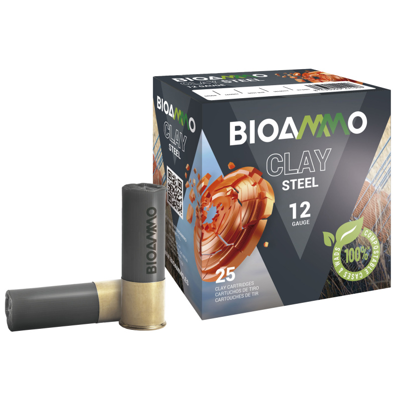 BIOAMMO, DOVE & CLAY, 12 Gauge, 2.75", #7, 7/8 oz., Steel Shotshell, 25 Round Box BRS2470
