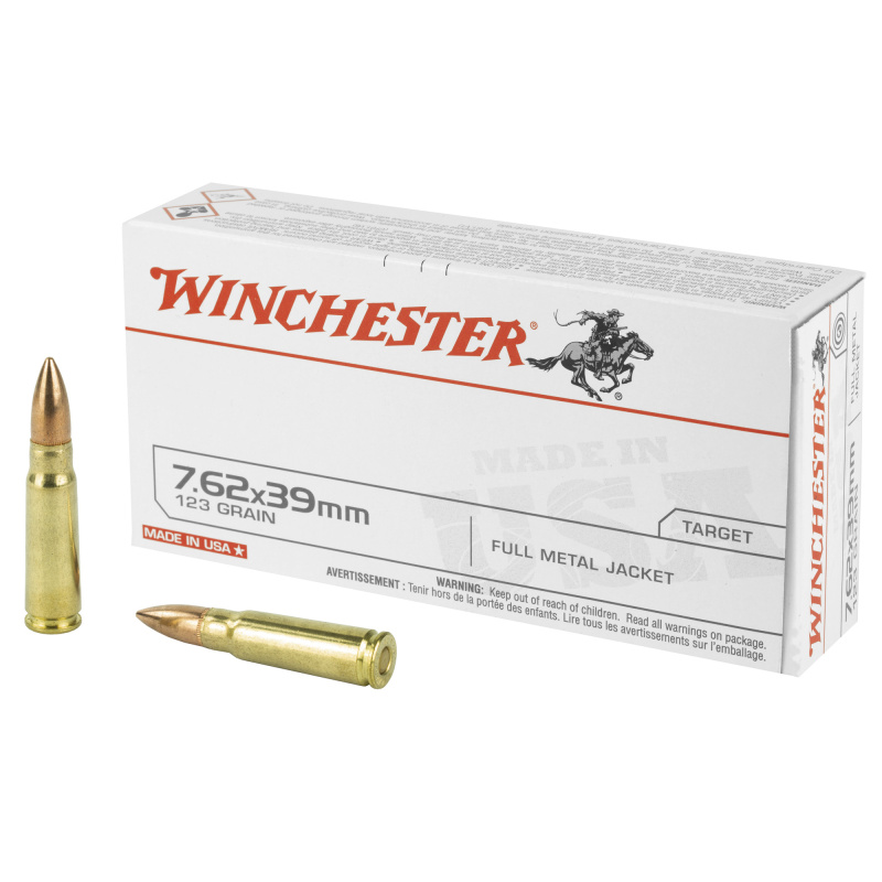 USA Brand 7.62x39mm 123 Grain Full Metal Jacket