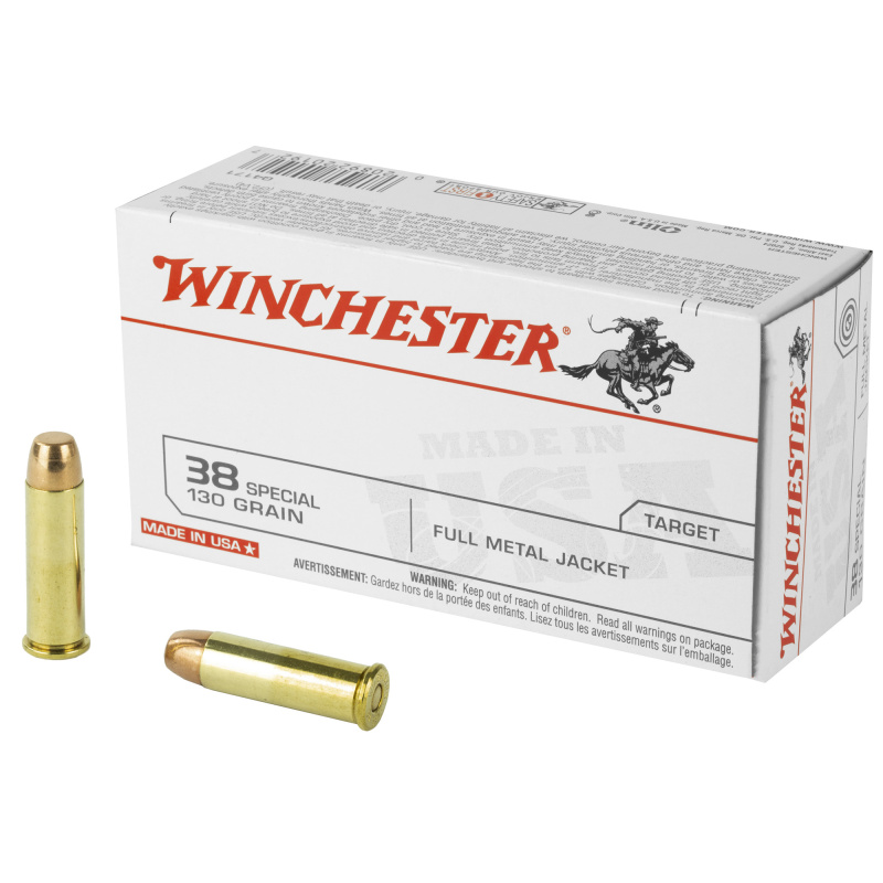 USA Brand .38 Special 130 Grain Full Metal Jacket