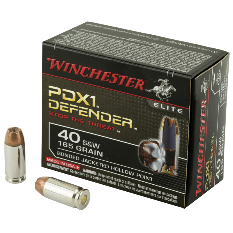 Bonded Defender .40 Smith & Wesson 165 Grain Bonded PDX1