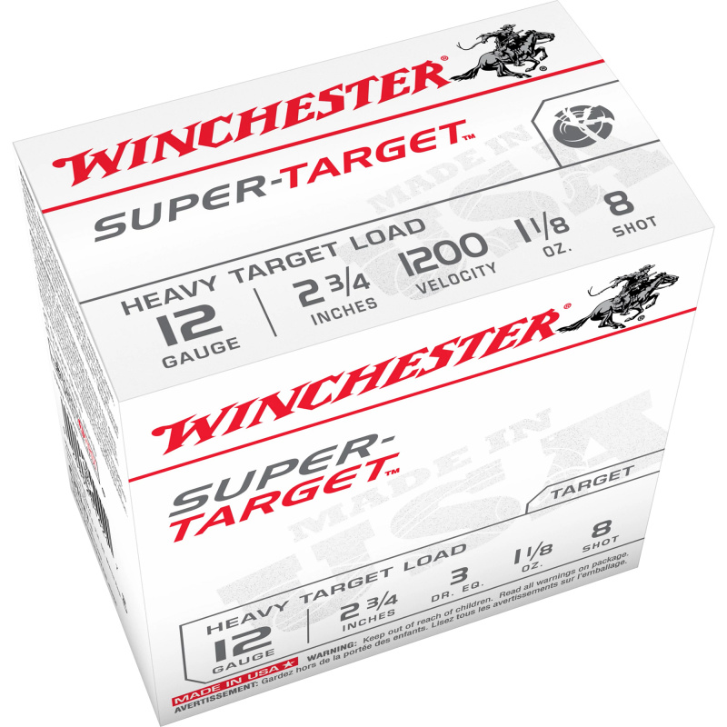 SUPER TARGET 12GA #8 HV 3DR 1 1/8OZ 25/10