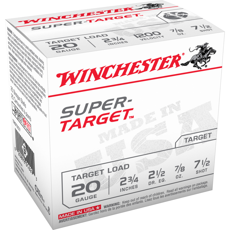 SUPER TARGET 20GA LT #7.5 2.5DR 7/8OZ 25/10