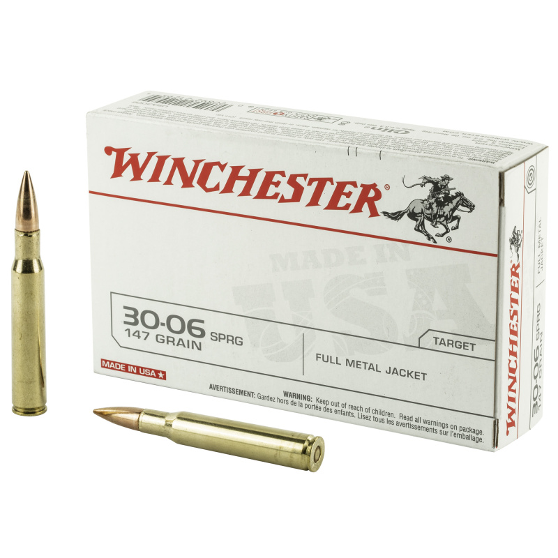USA Brand .30-06 Springfield 147 Grain Full Metal Jacket