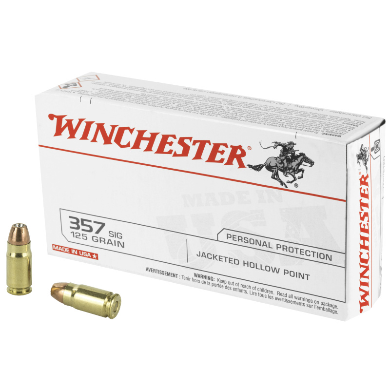 USA Brand .357 Sig 125 Grain Jacketed Hollow Point