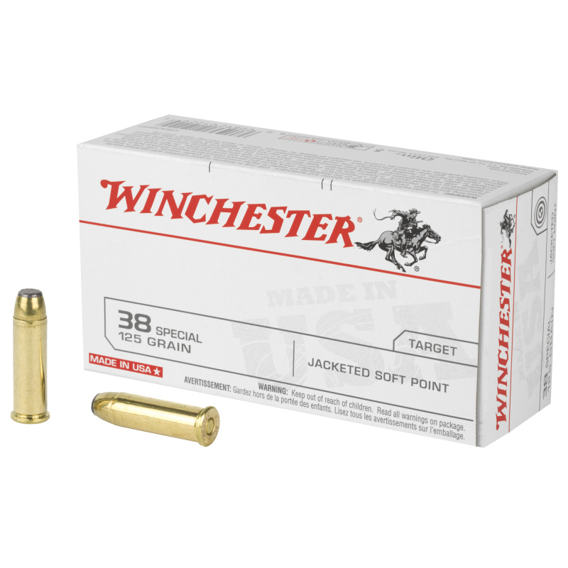 USA Brand .38 Special 125 Grain Jacketed Flat Point