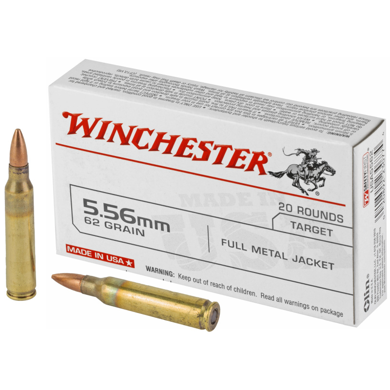 USA, 556NATO, 62Gr, Full Metal Jacket, 20 Round Box USA5562