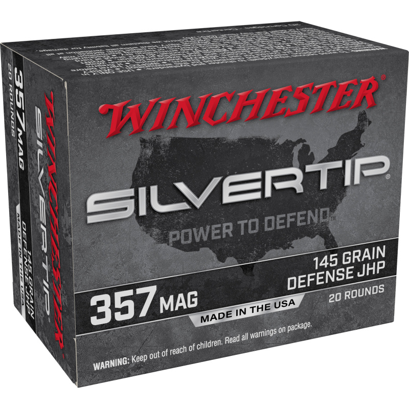 Silvertip, 357 Magnum, 145 Grain, Hollow Point, 20 Rounds W357ST