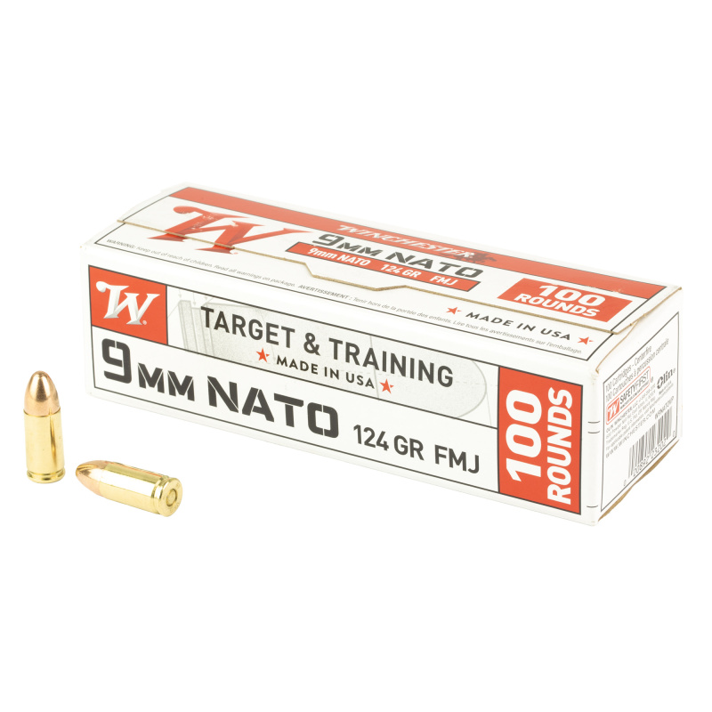 USA, 9MM, 124Gr, Full Metal Jacket, 100, 1000 W9NATOVPY