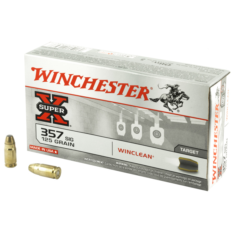 WinClean .357 Sig 125 Grain Brass Enclosed Base
