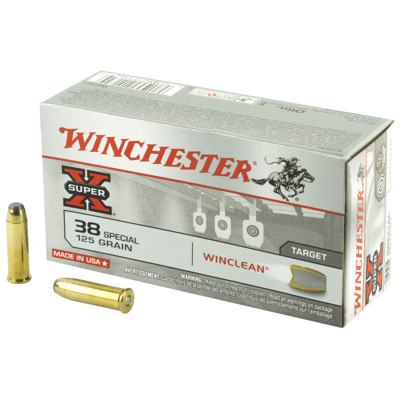 WinClean .38 Special 125 Grain Jacketed Flat Point