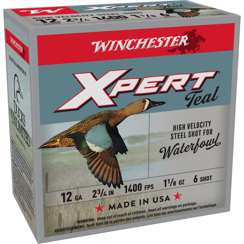 Super-X Xpert Steel Waterfowl Load 12 Gauge 2.75 Inch 1400 FPS 1.125 Ounce 6 Steel Shot