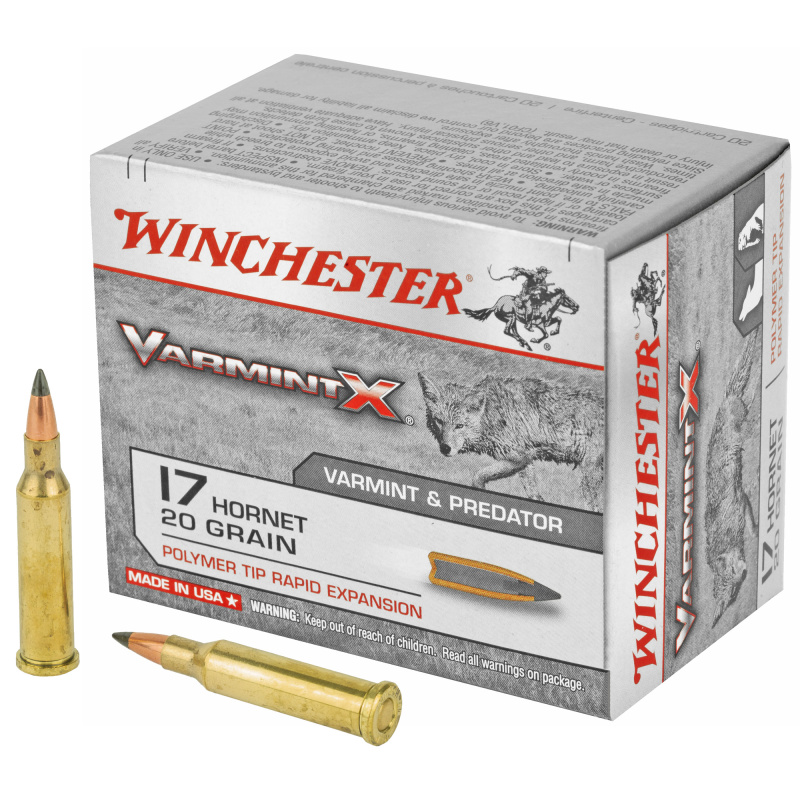 VARMINT X 17HORN 20GR POLY TIP  20/10
