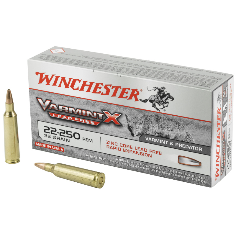 Varmint X Lead Free .22-250 Remington 38 Grain Hollow Point