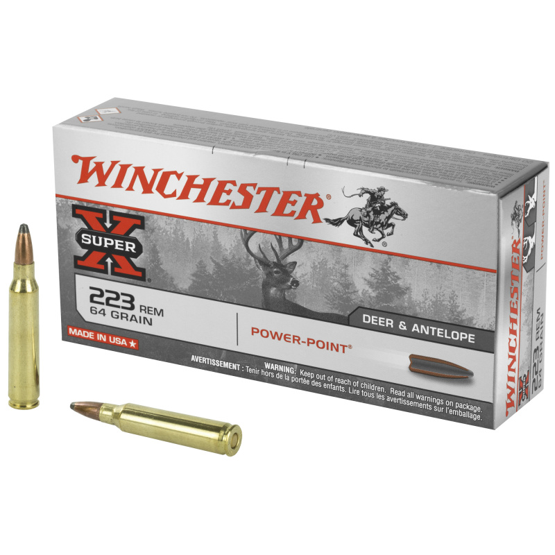 Super-X .223 Remington 64 Grain Power Point