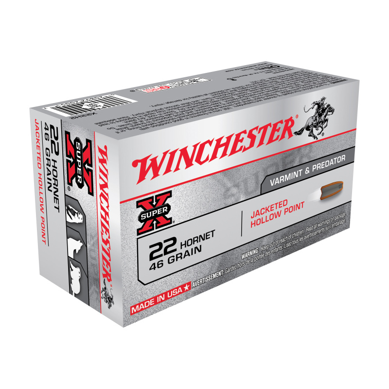Super-X .22 Hornet 46 Grain Hollow Point