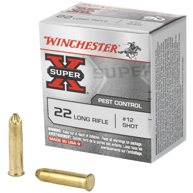 Super-X .22 Long Rifle Shot 25 Grain Number 12 Shot