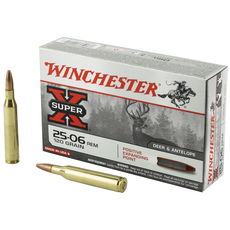 Super-X .25-06 Remington 120 Grain Positive Expanding Point