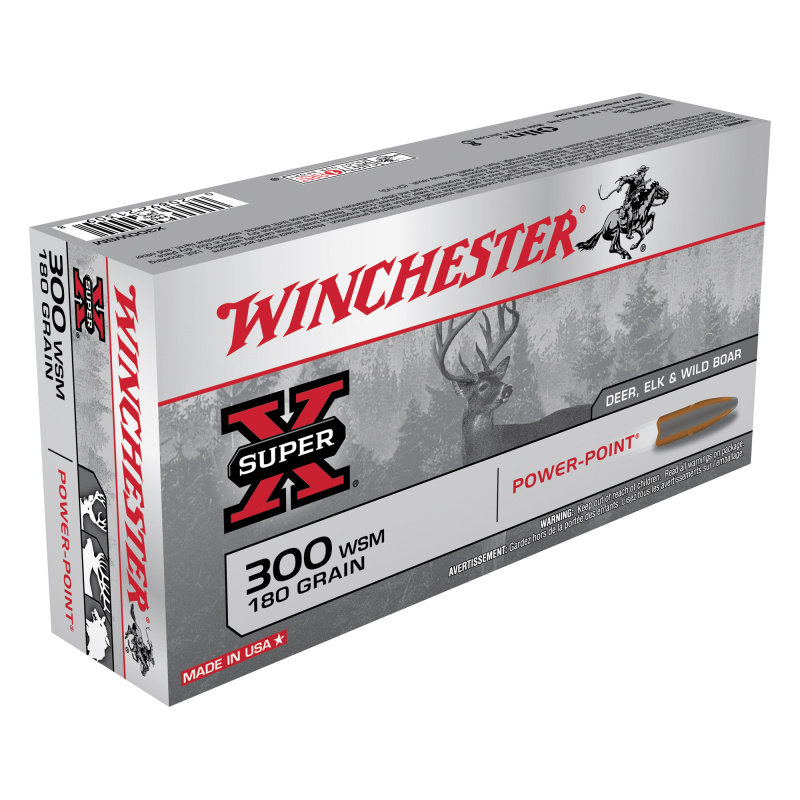 Super-X .300 Winchester Short Magnum 180 Grain Power-Point