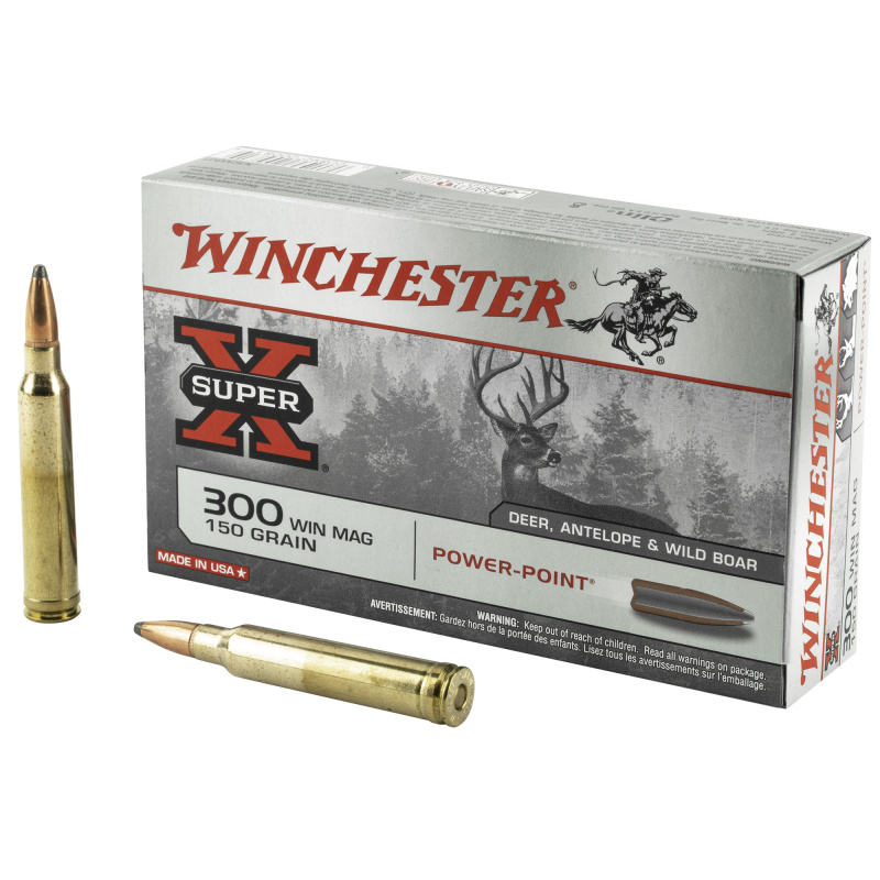 Super-X .300 Winchester Magnum 150 Grain Power-Point