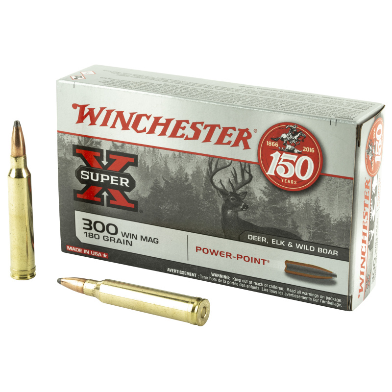 Super-X .300 Winchester Magnum 180 Grain Power-Point