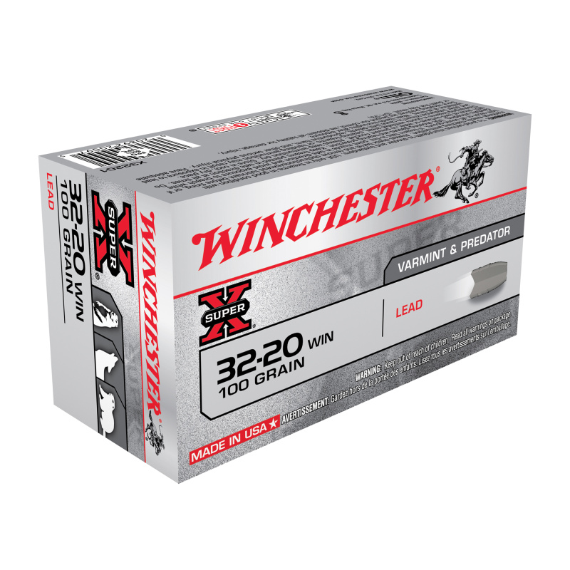 Super-X .32-20 Winchester 100 Grain Lead