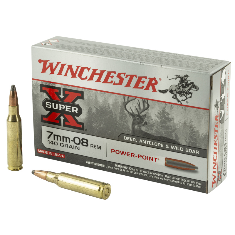 Super-X 7mm-08 Remington 140 Grain Power-Point