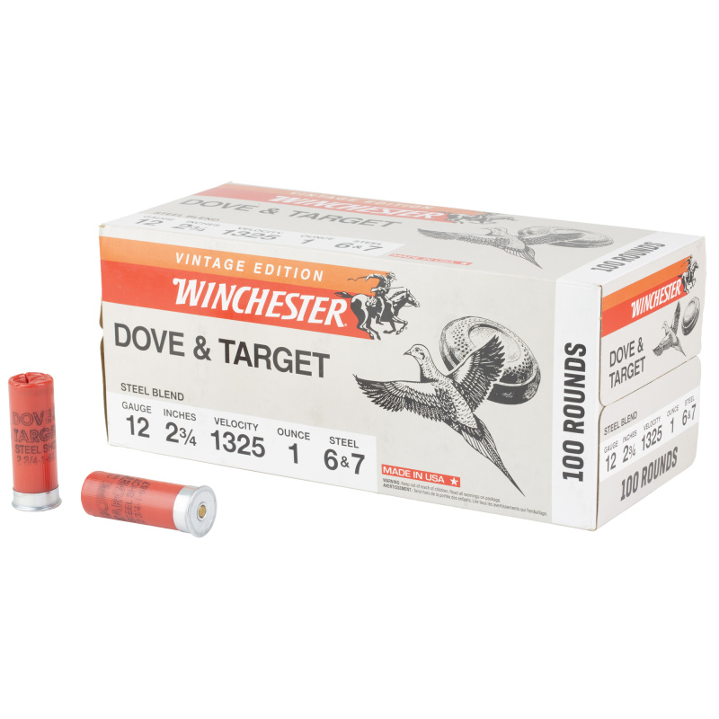 SUPER-X STEEL, 12 Gauge, 2.75", 1oz, #6 and #7 Shot, 25 Round Box XU12S67VP