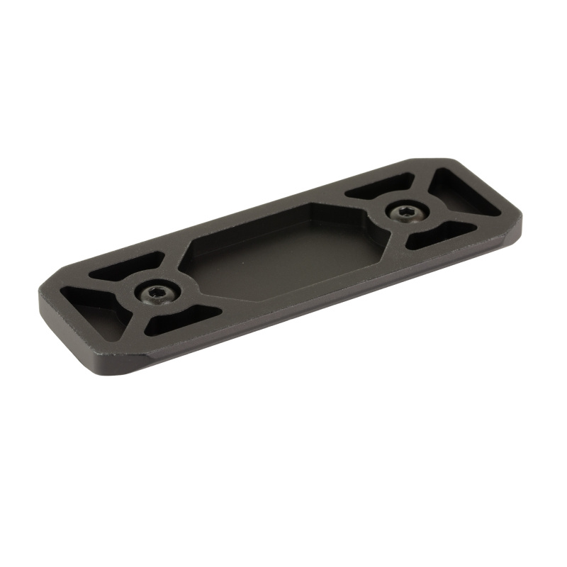 Tactical ARCA Rail, Fits M-LOK, 4" Long, Matte Anodized Finish, Black 6204M