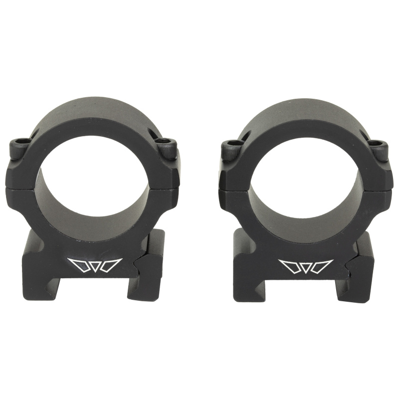 Vapor Horizontal, 1", Medium Rings, Matte Finish, Black, Fits Picatinny V601M