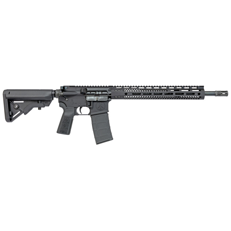 15M, Semi-automatic Rifle, AR, 556 NATO, 16" Barrel, A2 Flash Hider, Anodized Finish, Black, Mid Length Gas System, 13.7" Free Float M-LOK Handguard, B5 Stock and Grip, 30 Rounds, 1 Magazine T15M-556-16CHF-BLK
