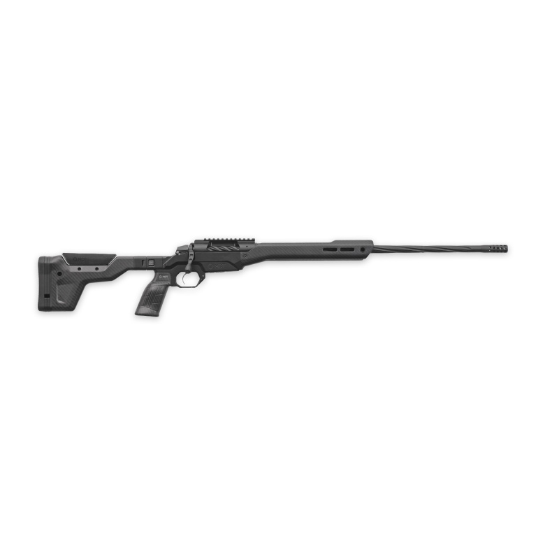 307, Alpine MDT, Bolt Action Rifle, 257 Weatherby Magnum, 28" Fluted Barrel, Muzzle Brake, Cerakote Finish, Black, MDT HNT26 Chassis System, 3 Rounds, 1 Magazine 3WAMH257WR8B