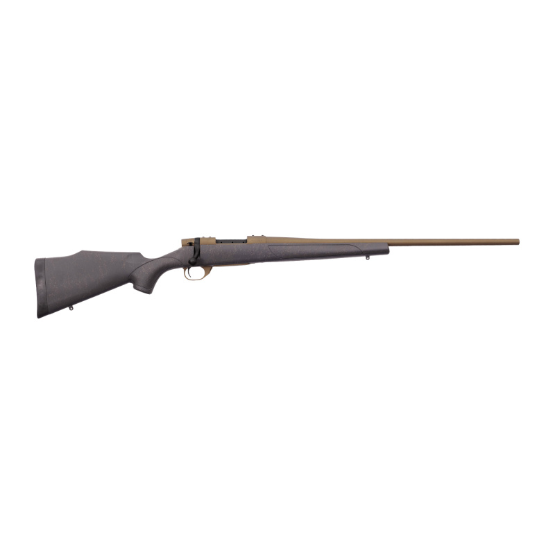 Vanguard Weatherguard Bronze, Bolt Action, 257 Weatherby Magnum, 24" Threaded Barrel, Cerakote Finish, Burnt Bronze, Synthetic Stock, 3 Rounds VWB257WR4T
