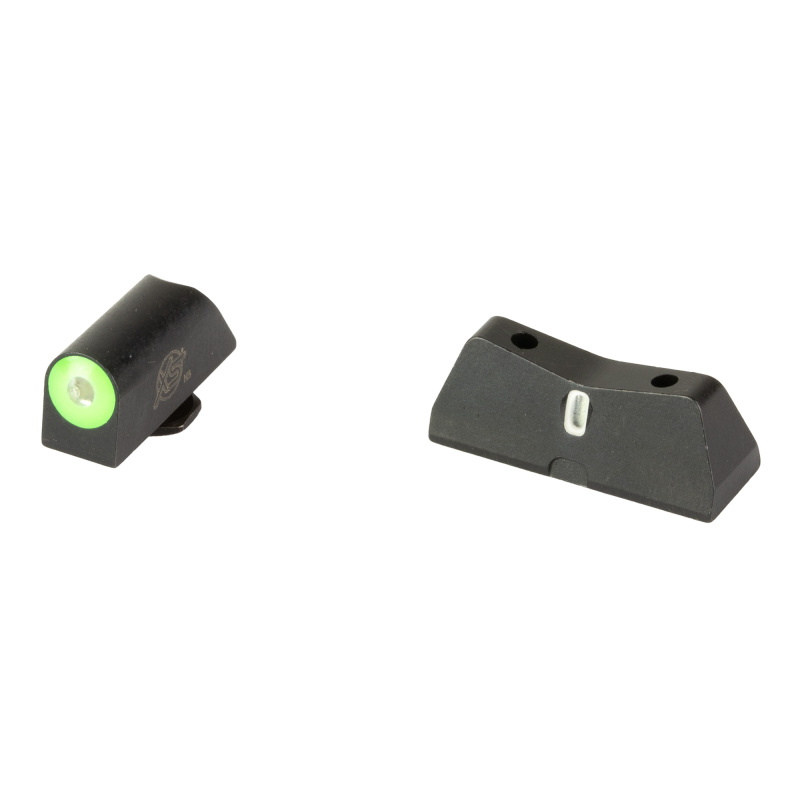 DXT2 Pro Big Dot Sights, Fits Glock 17/19/22/23/24/26/27/31/32/33/34/35/36/38, Taurus G3c/GX4/New Production G3, Walther PDP, Black Nitride Finish, Green, Tritium Front/Rear GL-X201S-5G